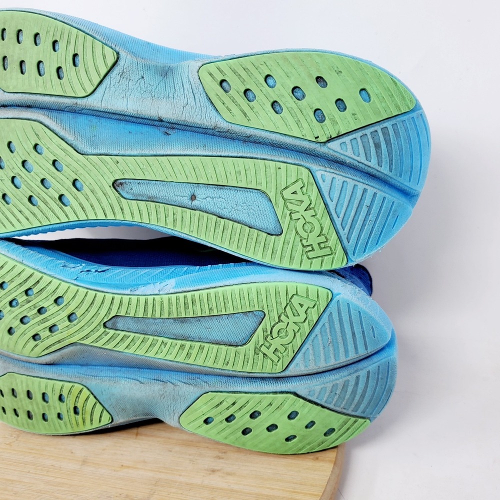 Hoka One One Mach 6 Running Shoes Mens 11.5 D Blue Athletic Comfort Sneaker - Picture 16 of 16